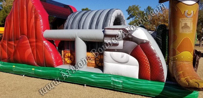 Western themed obstacle course rental Phoenix Arizona